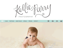 Tablet Screenshot of kellieparryphotography.com